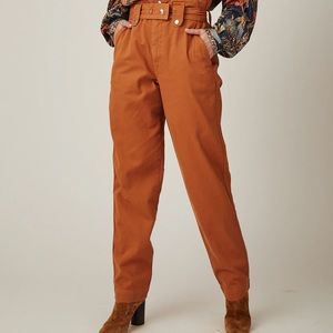 NWOT OVERLOVER “Jesse” high-waist pants in honey
